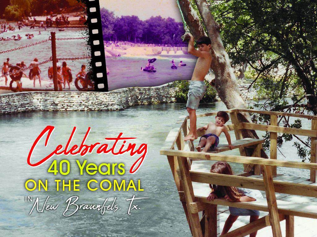 Landa River Trips celebrating 40 years on the Comal River in New Braunfels Texas 1986 to 2026